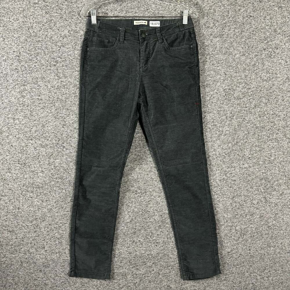 Toad & Co Women's Size 4 Gray Corduroy Sybil Slim Slim Fit Organic Cotton Pants